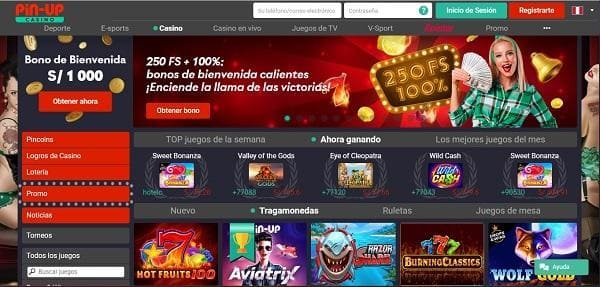 Pin-up casino reclame aqui in Peru